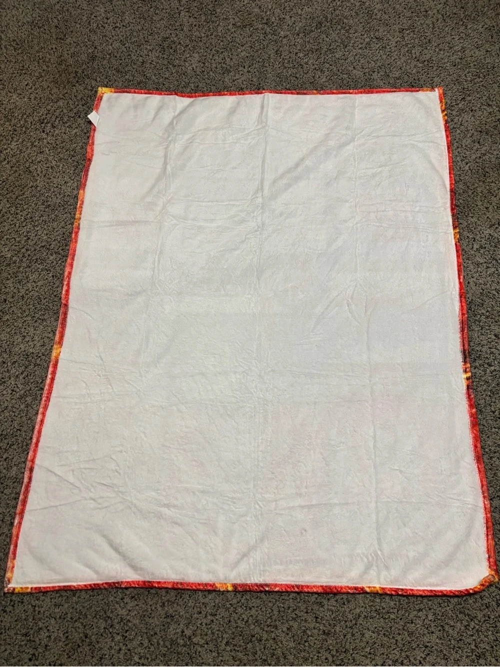 Motorcycle plush blanket